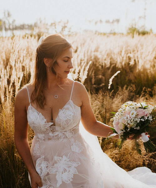 Katka, v boho šatech