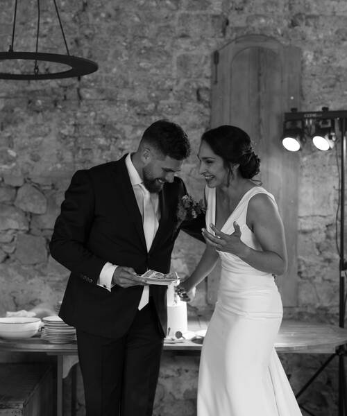 Zuzka, na zahradní svatbě