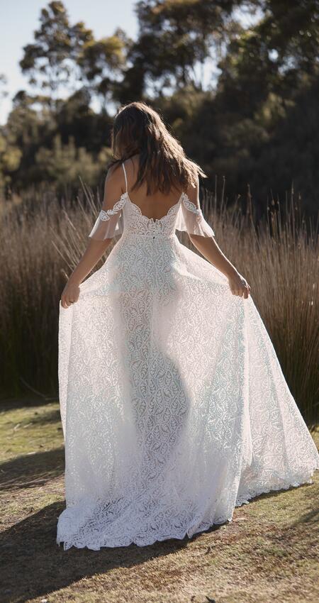 Boho svatební šaty Madi Lane Camryn