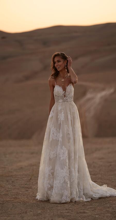 Boho svatební šaty Madi Lane Avery