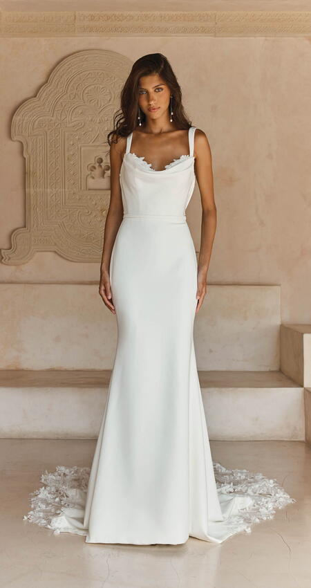 Úzké svatební šaty Madi Lane Lanette