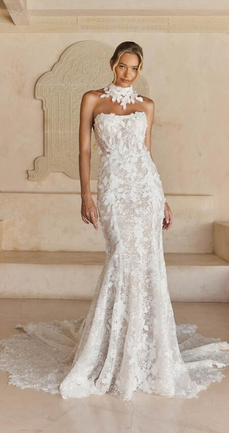 Krajkové svatební šaty Madi Lane Leith