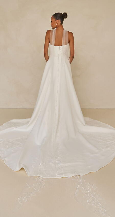 Jednoduché svatební šaty Madi Lane Wendall